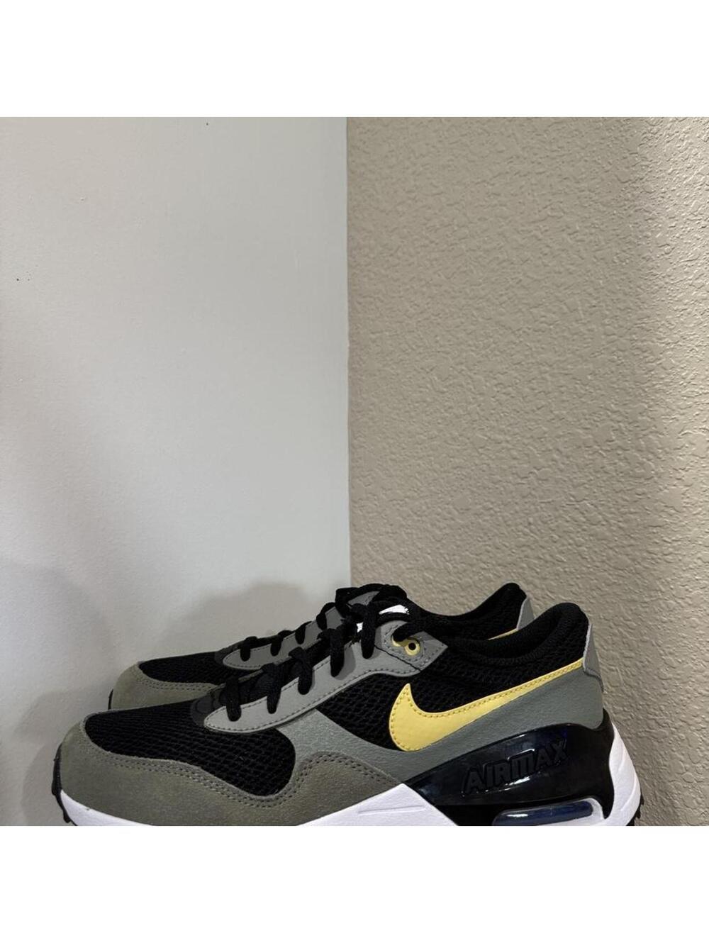 Nike Air Max System. black saturn golden and dark stucco trainers #sneakers